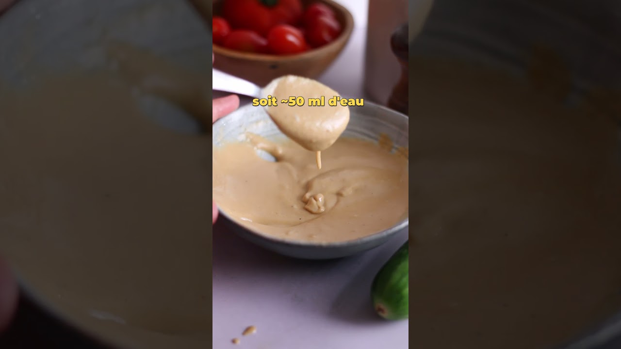 SAUCE MAGIQUE à utiliser partout #recette #tahini #recettevege #cuisinefacile