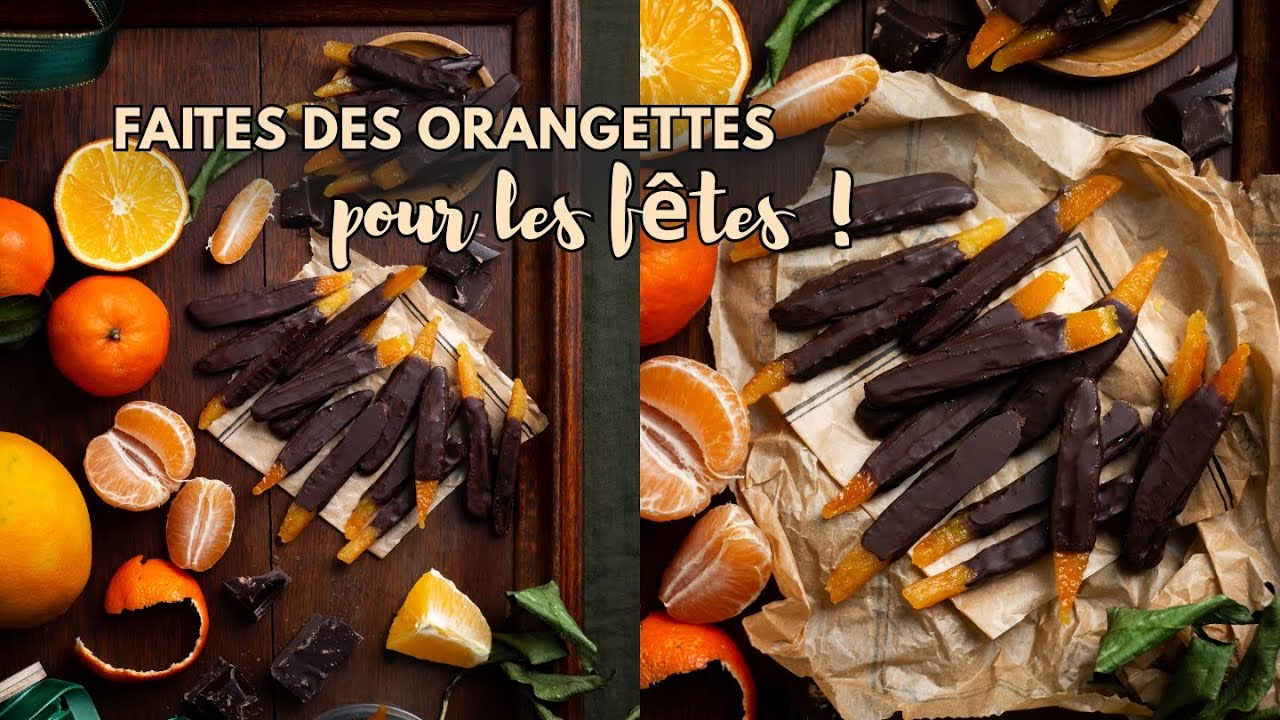 Orangettes au chocolat, la recette hyper simple !