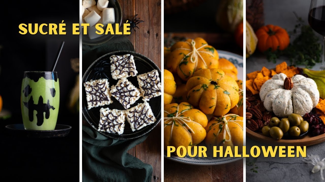 4 idées de recettes pour HALLOWEEN !