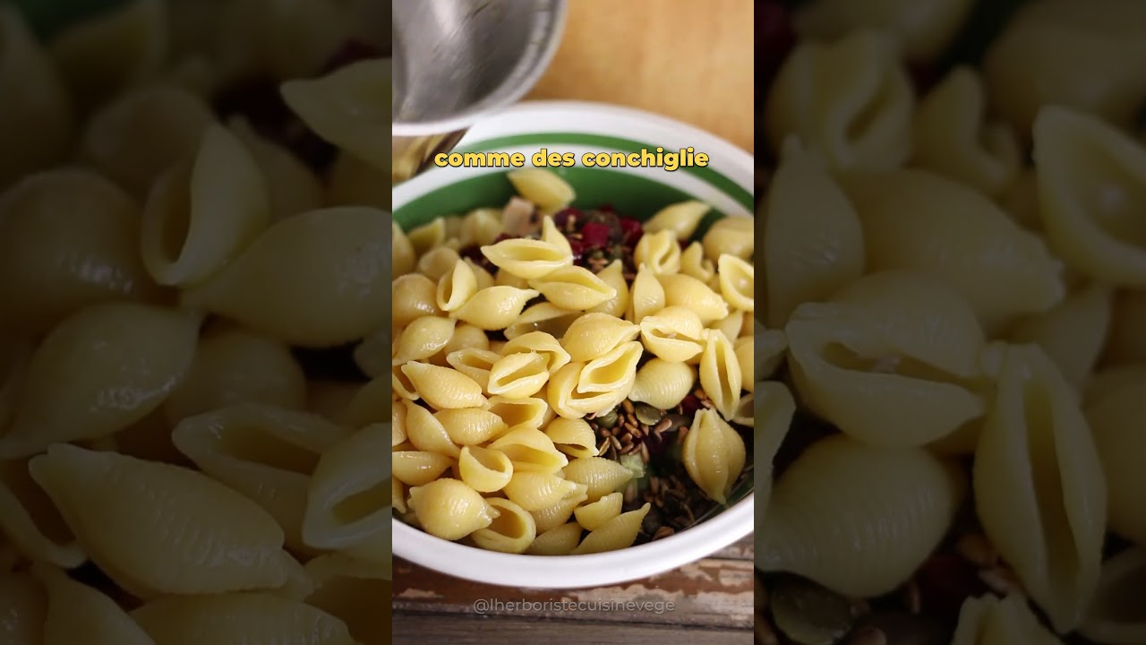 Recette de la FLEMME (salade pâtes betterave feta) #cuisinesimple #recettevege