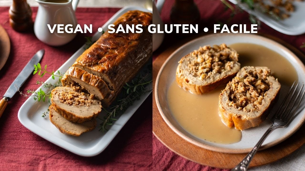 Rôti de tofu farci aux marrons (vegan, sans gluten) | L'Herboriste