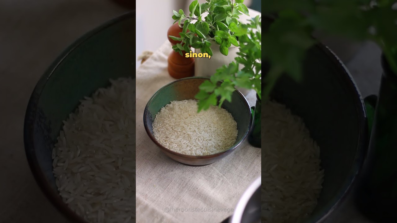 Remplacez le riz triste par du RIZ CITRONNÉ aux HERBES #recettefacile