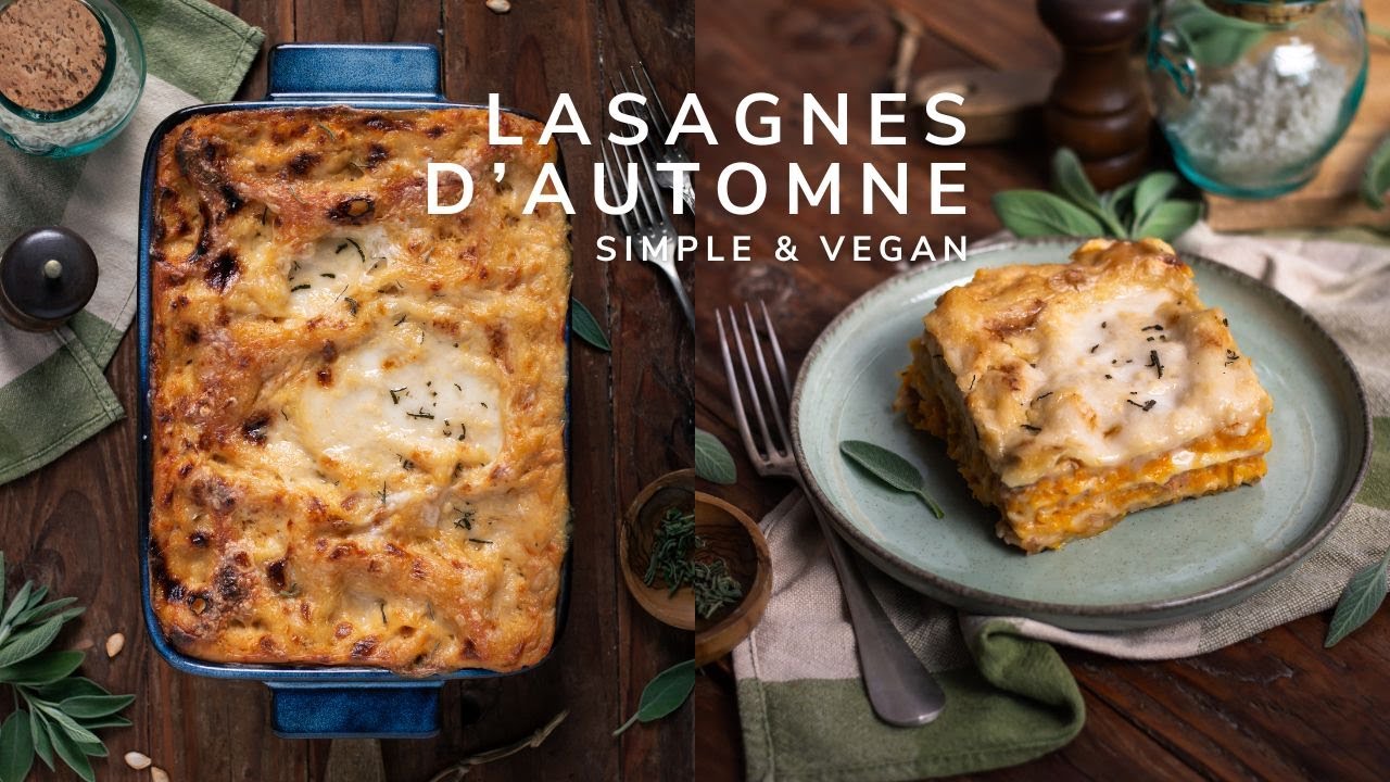 Lasagnes butternut lardons (vegan et facile) | L'Herboriste