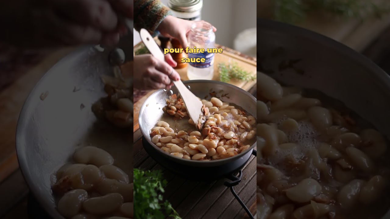 Haricots blancs à la savoyarde ! #recettefacile #légumineuses #végétarien