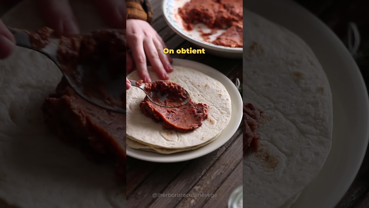 Quesadillas aux haricots rouges #recettevege #facile