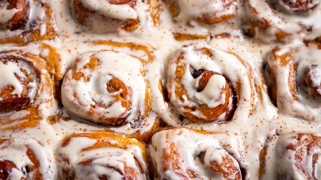 🎃 PUMPKIN CINNAMON ROLLS (vegan) | L'Herboriste