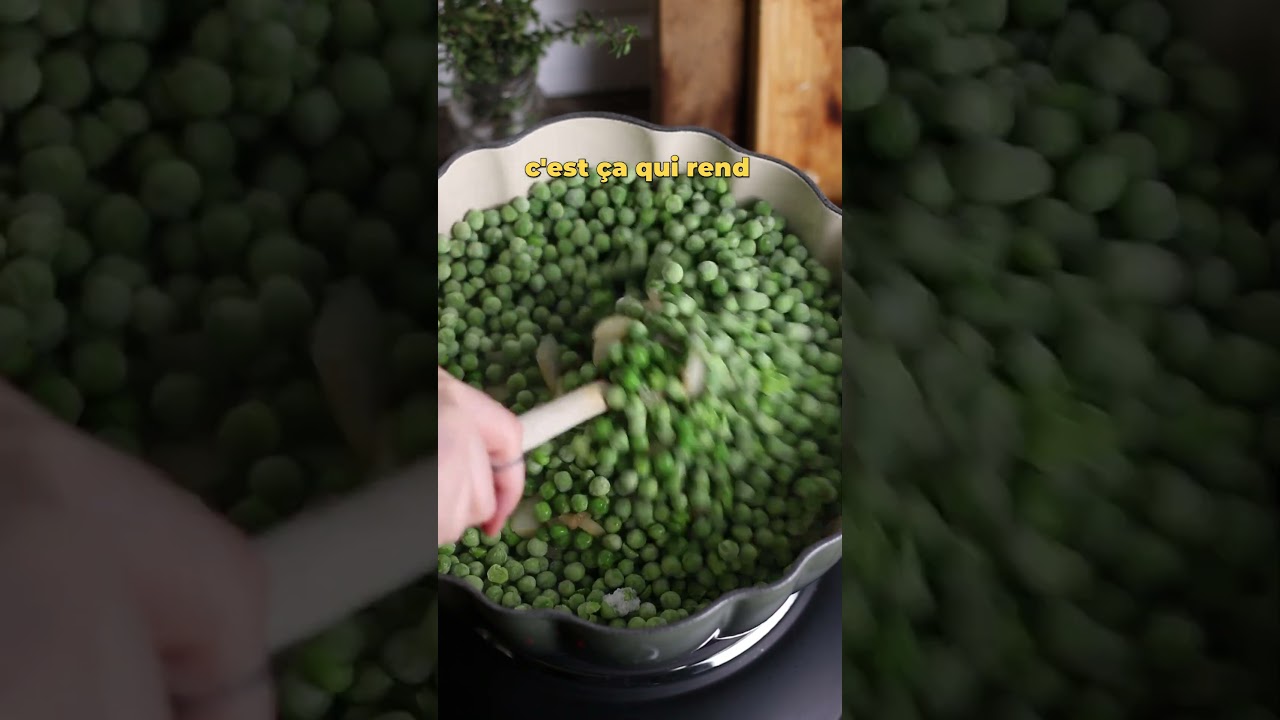 Velouté de petits pois #recette #recettefacile #cuisinesimple
