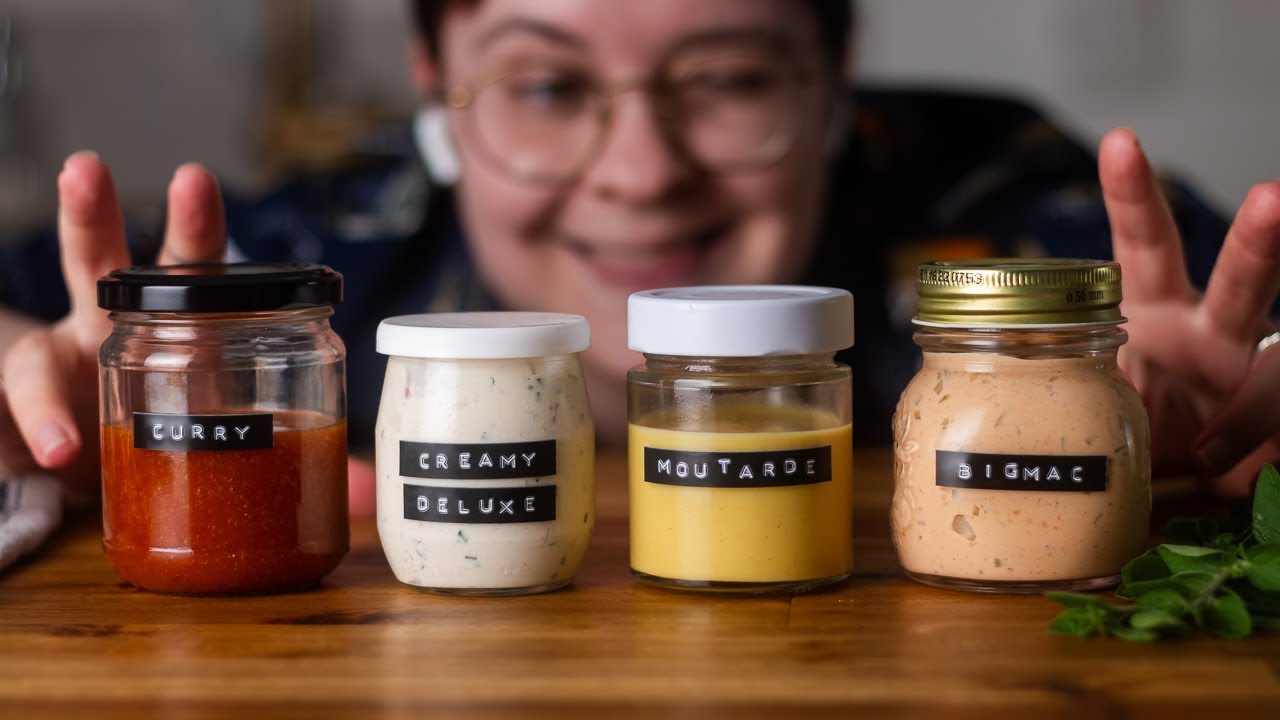 Comment faire les sauces McDo maison et VEGAN !