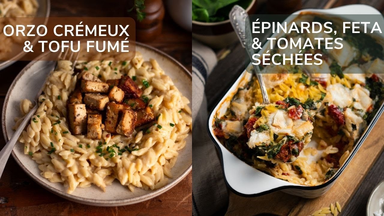2 recettes avec de l'ORZO (simple, rapide, vegan) | L'Herboriste