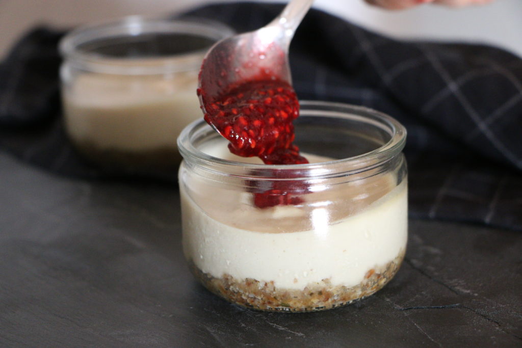 petit cheesecake vegan sans gluten