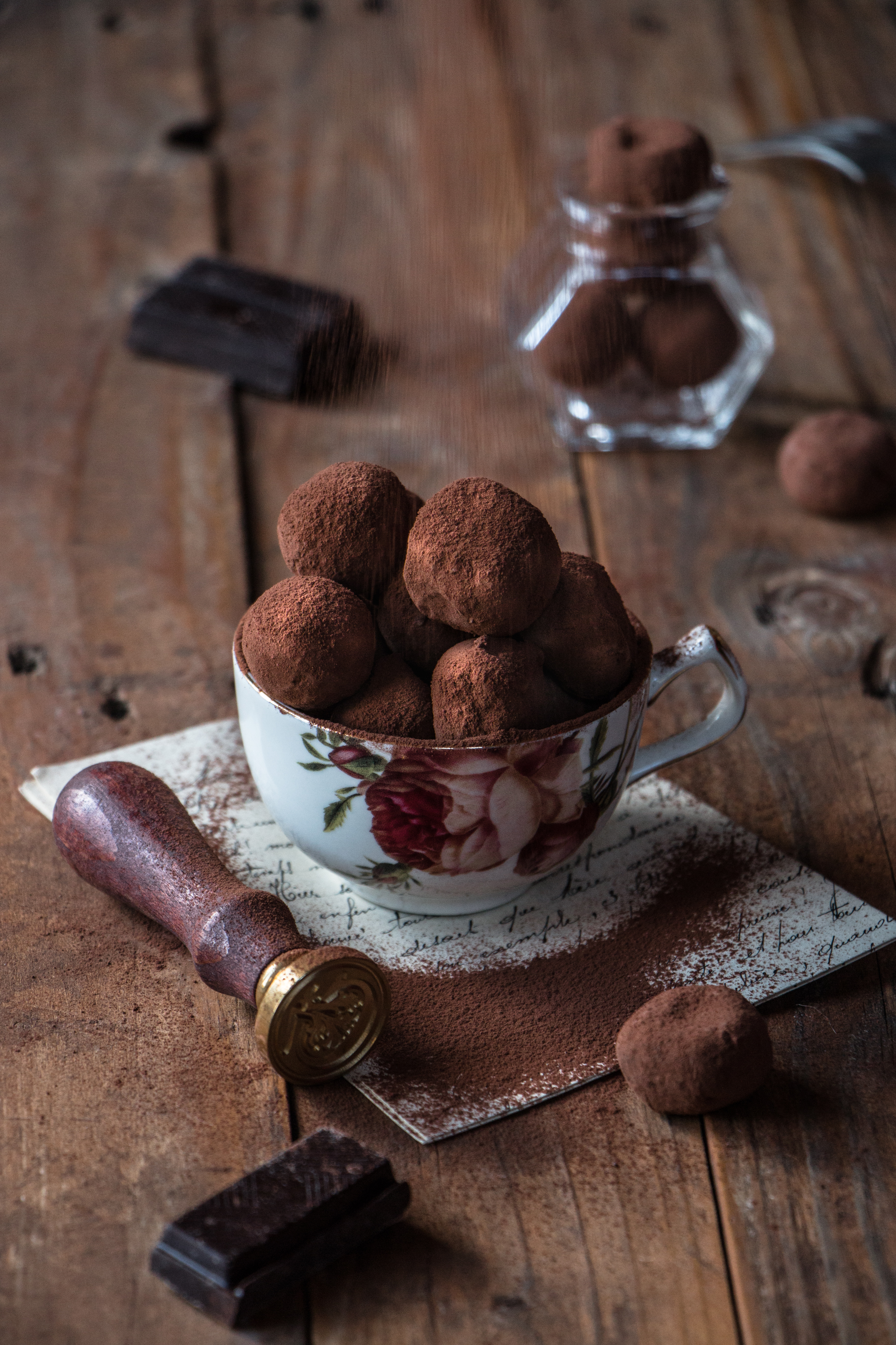 Truffes au chocolat vegan
