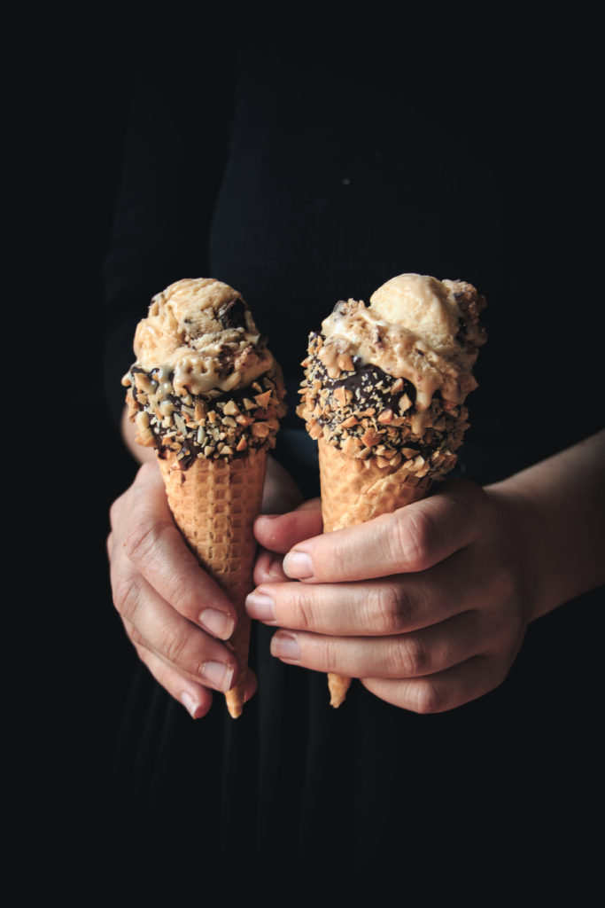Glace à l'aquafaba