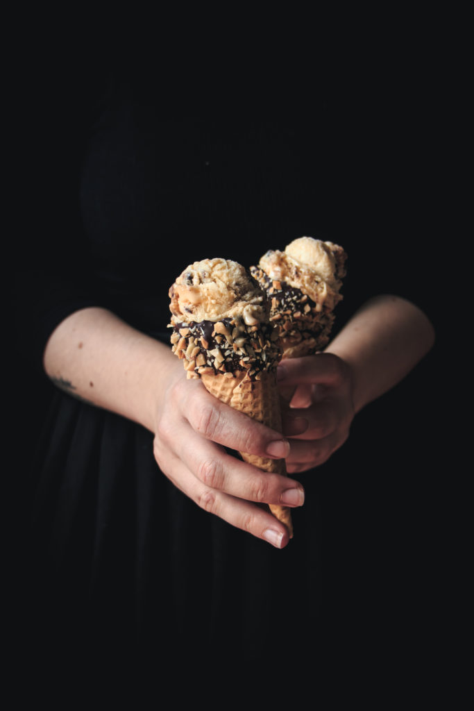 Glace à l'aquafaba