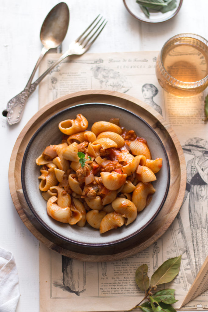 one pot pasta bolognaise
