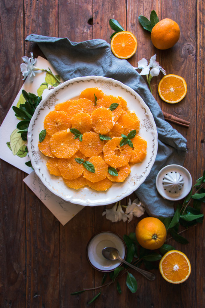 salade d'oranges à la fleur d'oranger