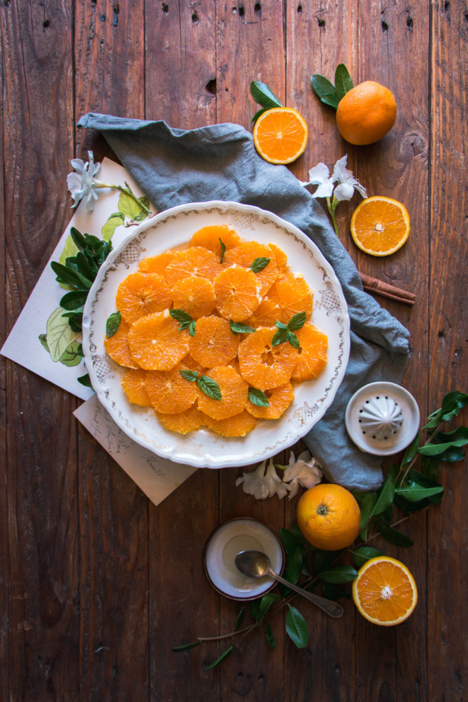 salade d'oranges à la fleur d'oranger