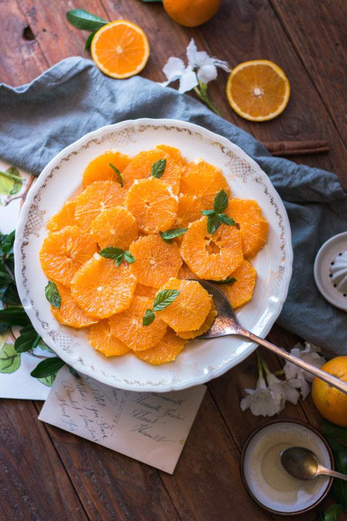 salade d'oranges à la fleur d'oranger
