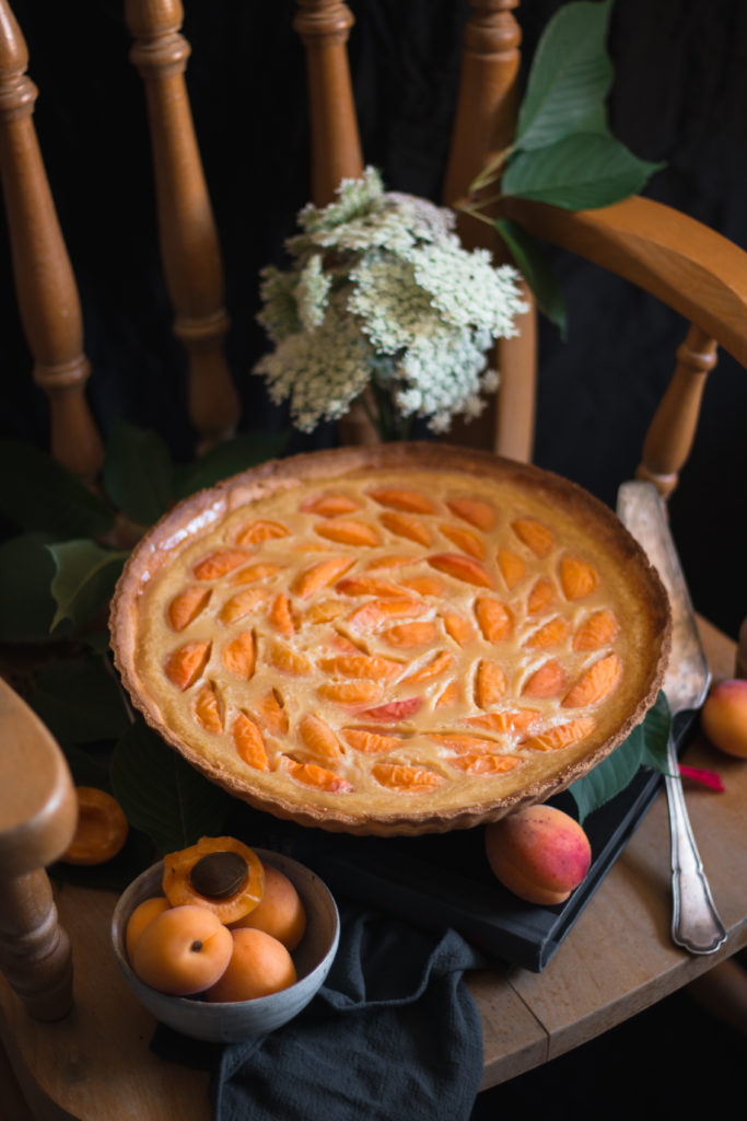 tarte clafoutis abricots