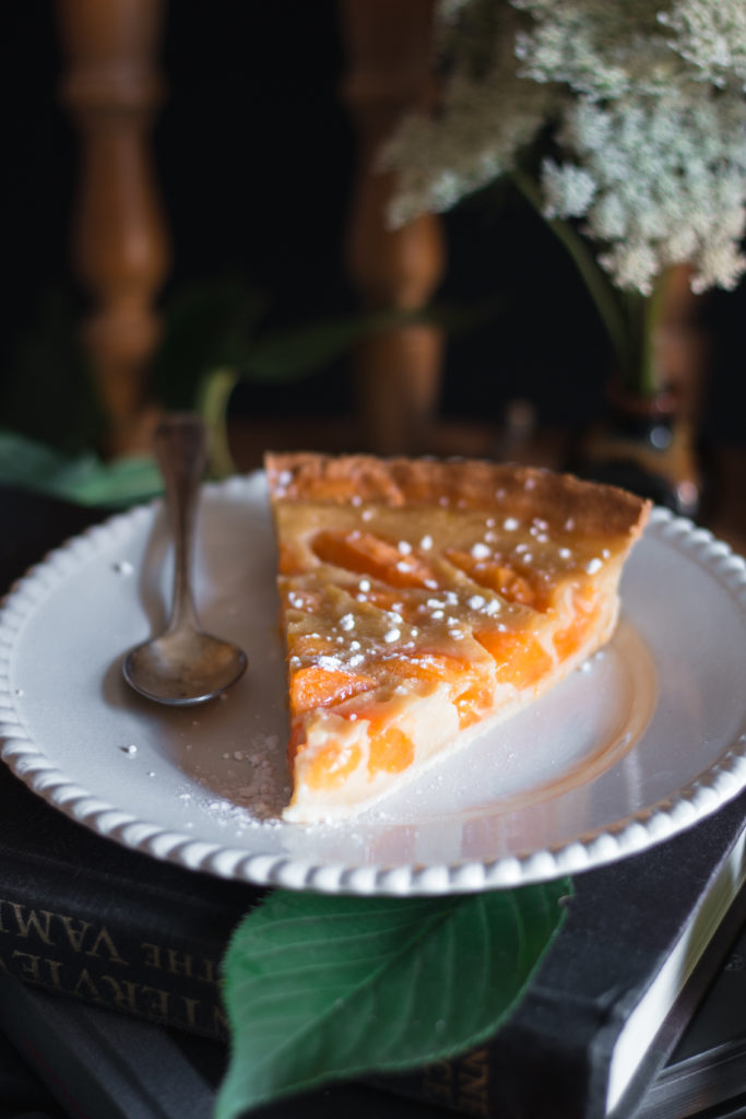 tarte clafoutis abricots