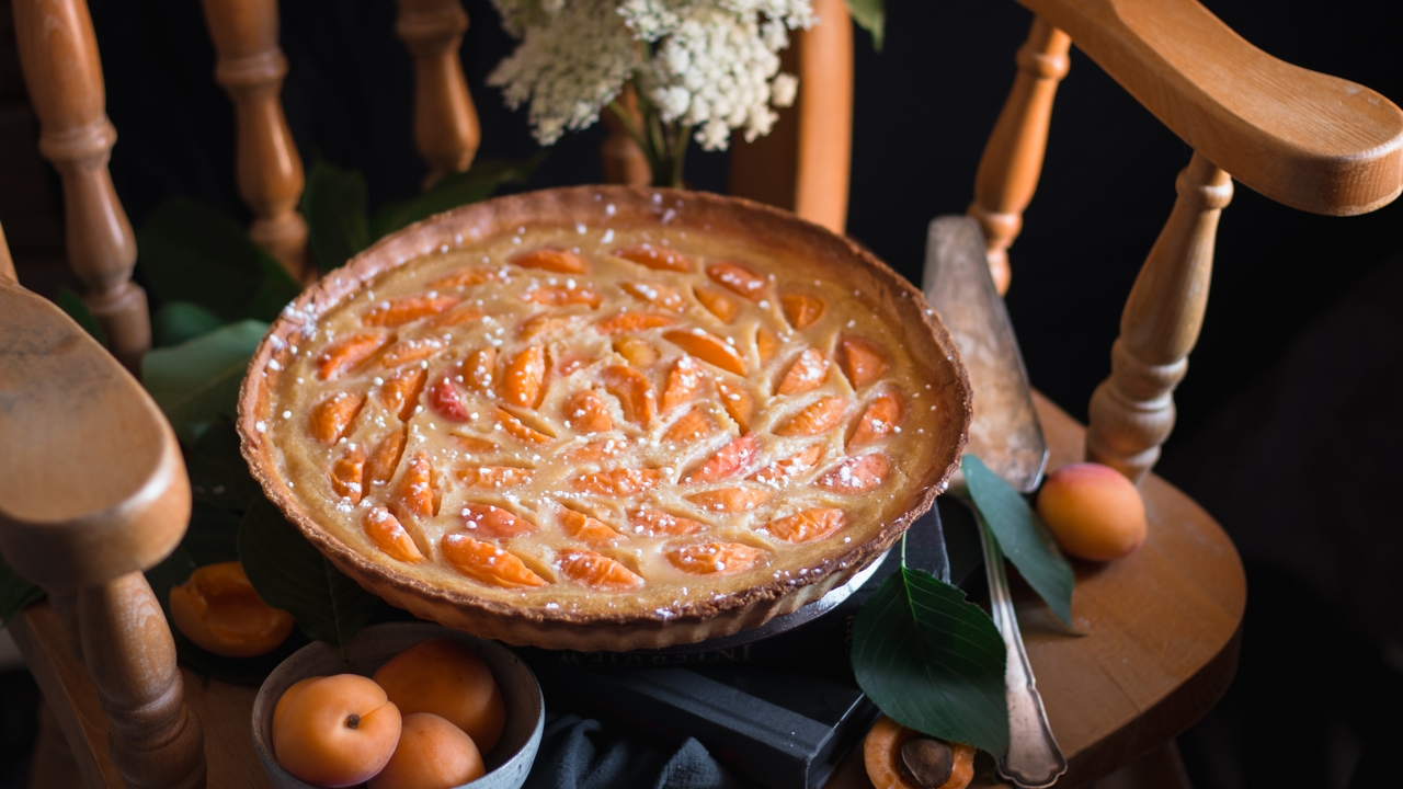 Tarte clafoutis abricots