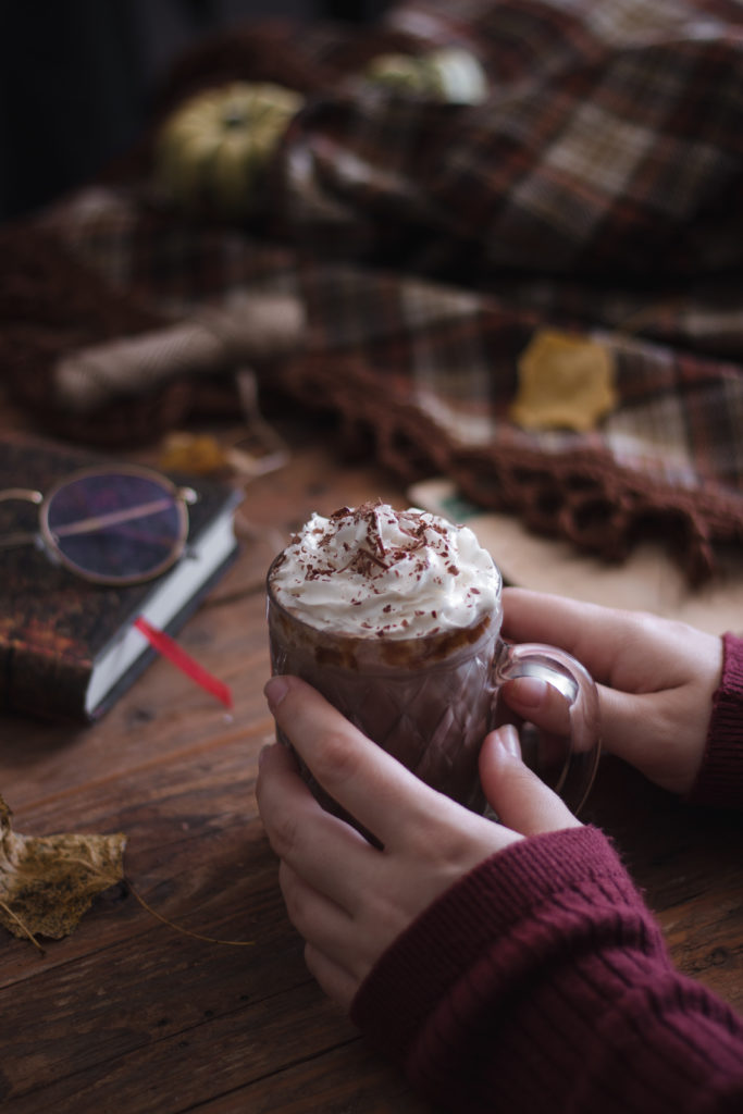 Pumpkin spice chocolat chaud