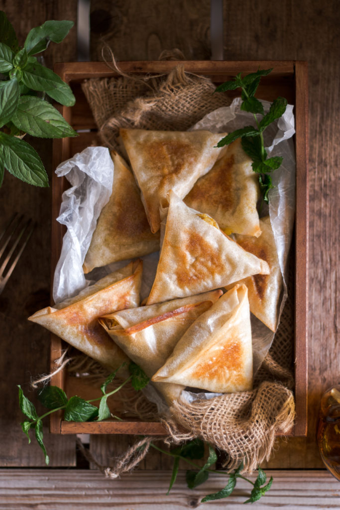 Samoussas vegan à la pomme de terre
