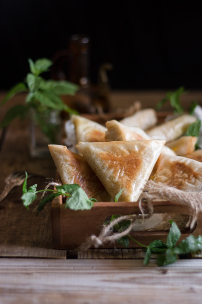 Samoussas vegan à la pomme de terre