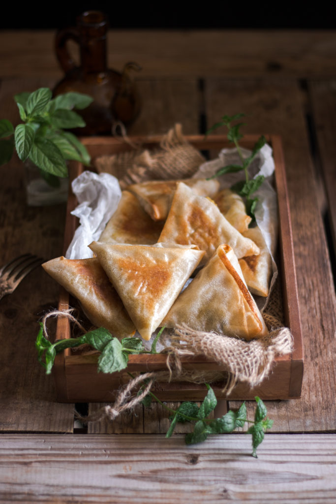 Samoussas vegan à la pomme de terre