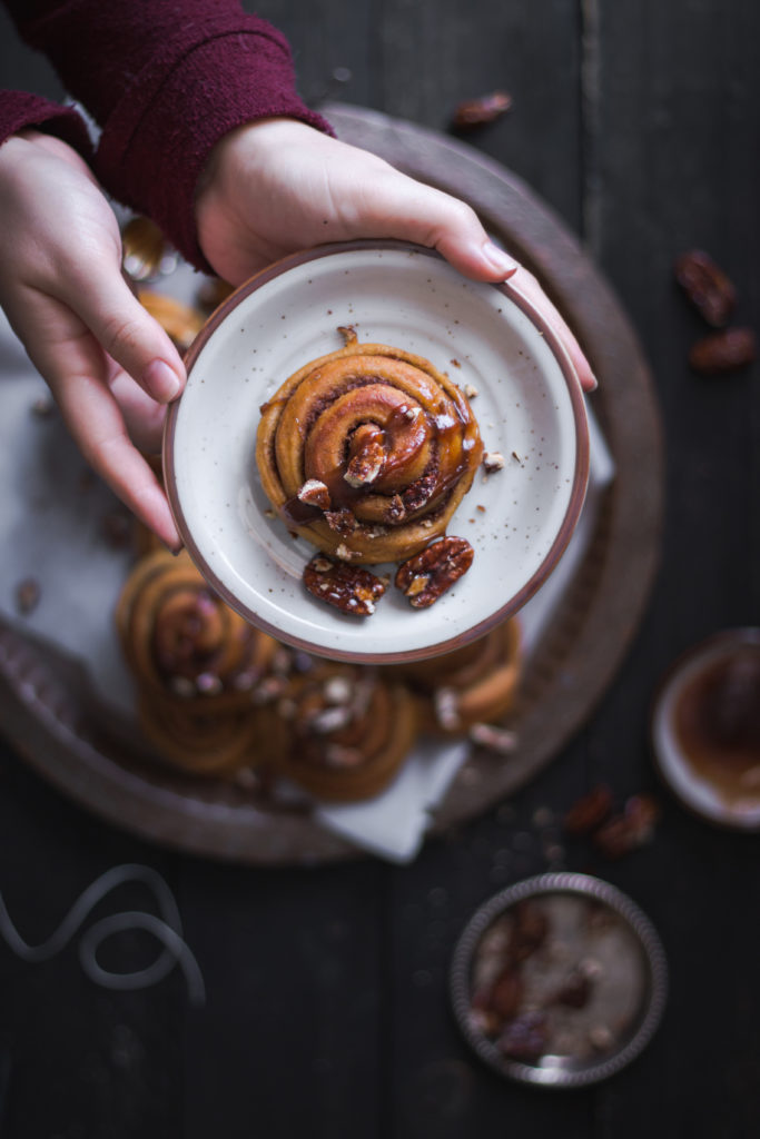 Cinnamon rolls à la citrouille
