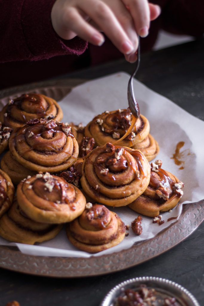Cinnamon rolls à la citrouille