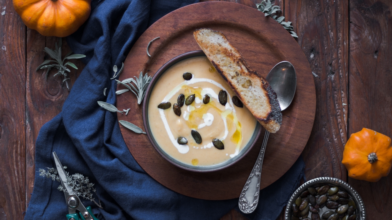 Velouté citrouille rôtie