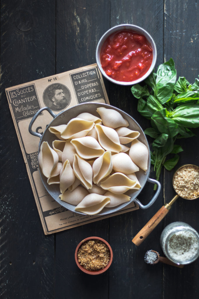 Conchiglioni farcies aux PST