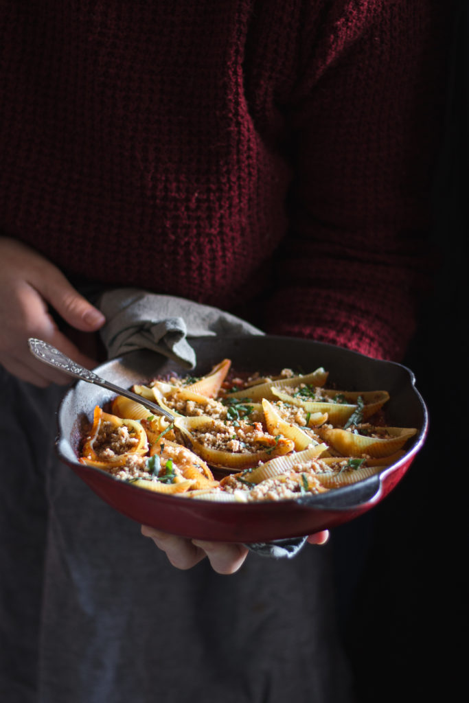 Conchiglioni farcies aux PST