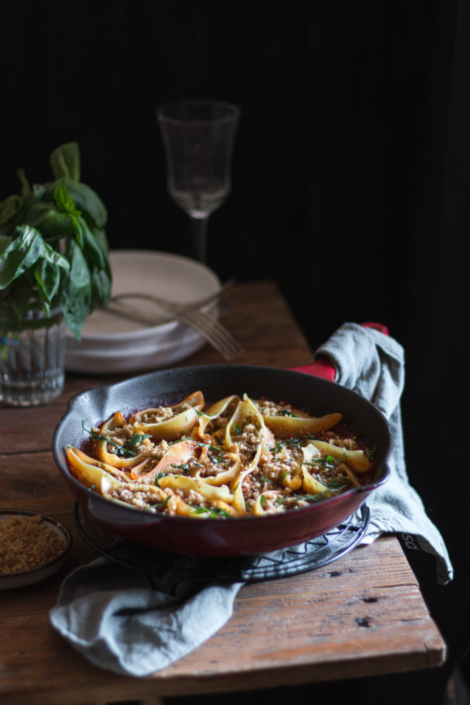 Conchiglioni farcies aux PST