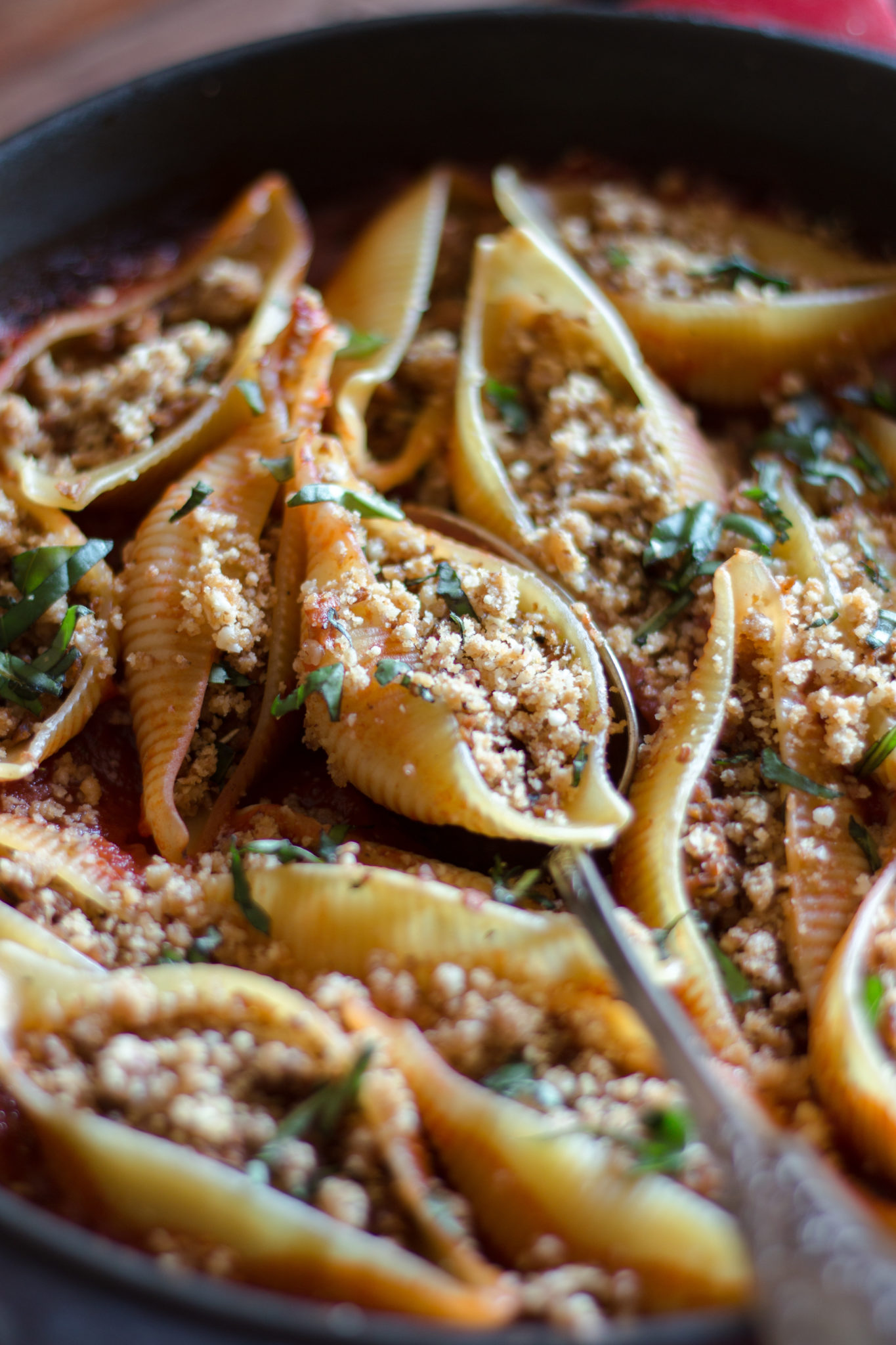 Conchiglioni farcies aux PST
