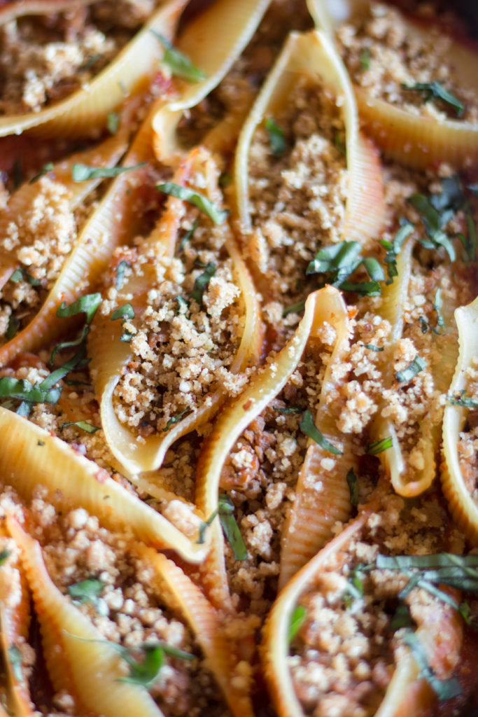 Conchiglioni farcies aux PST