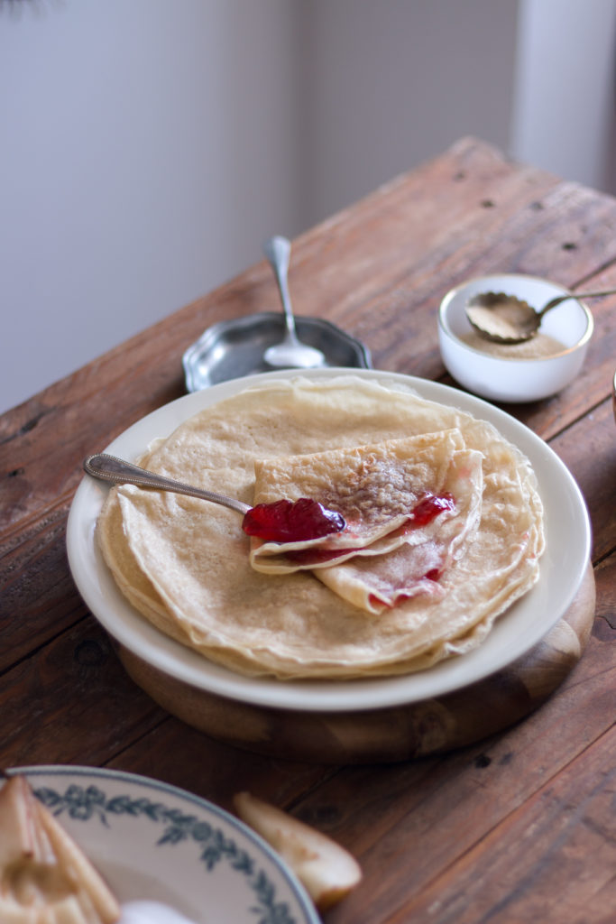 Crêpes à la bière vegan