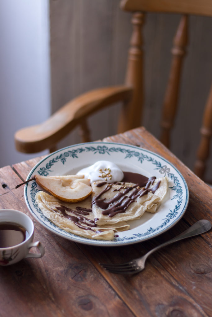 Crêpes à la bière vegan
