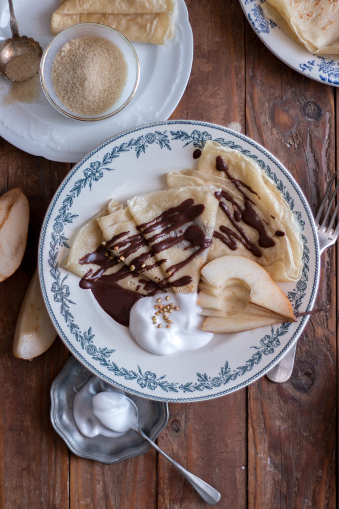 Crêpes à la bière vegan