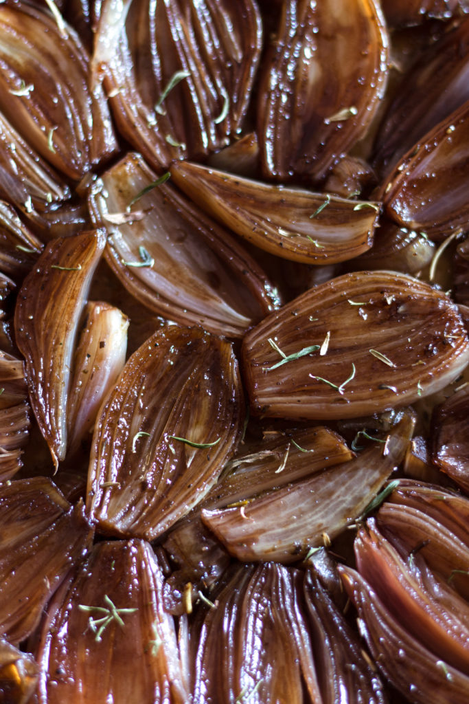 Tatin d'échalotes
