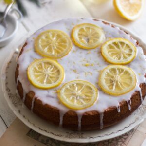 Gâteau tout citron vegan