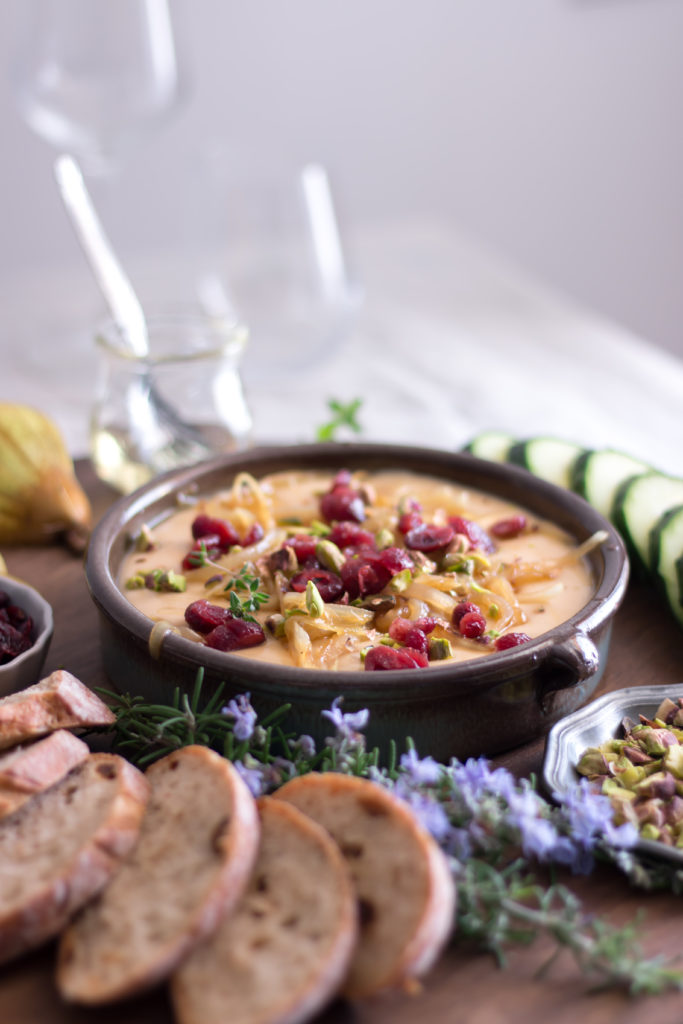 Fondue d'apéritif vegan