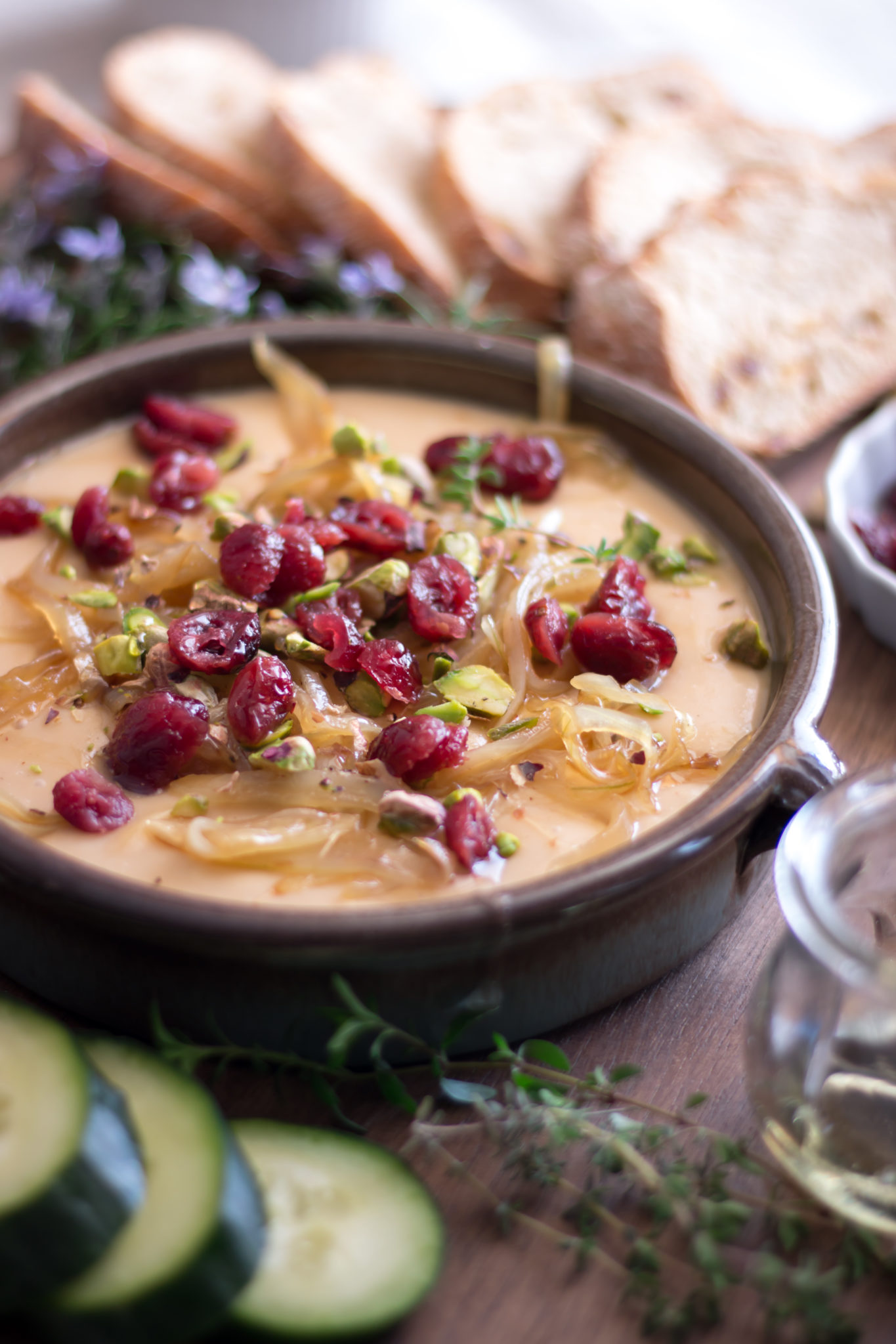 Fondue d'apéritif vegan