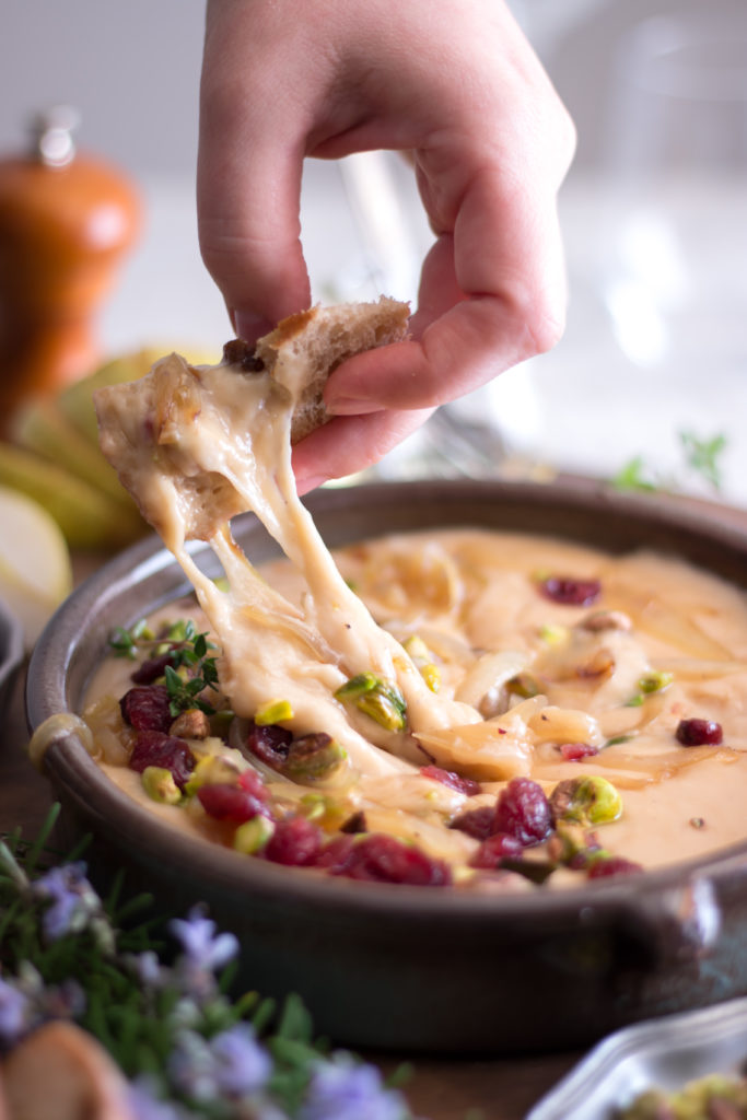 Fondue d'apéritif vegan