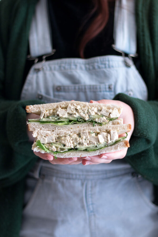 Salade oeufs mayo vegan