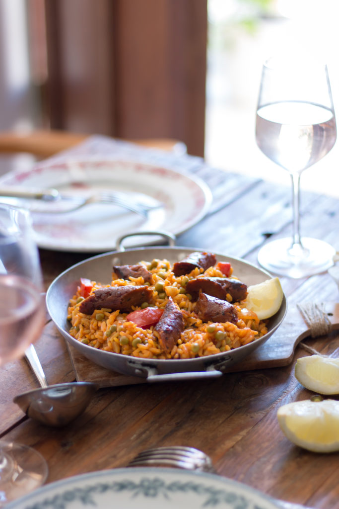 Paella vegan