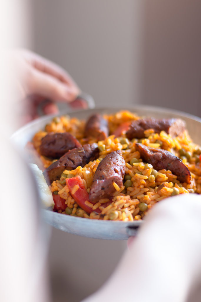 Paella vegan