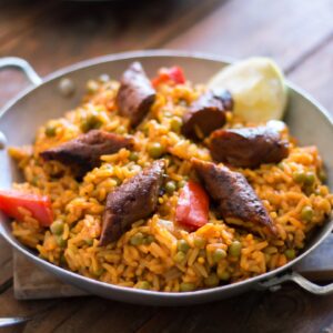 Paella vegan