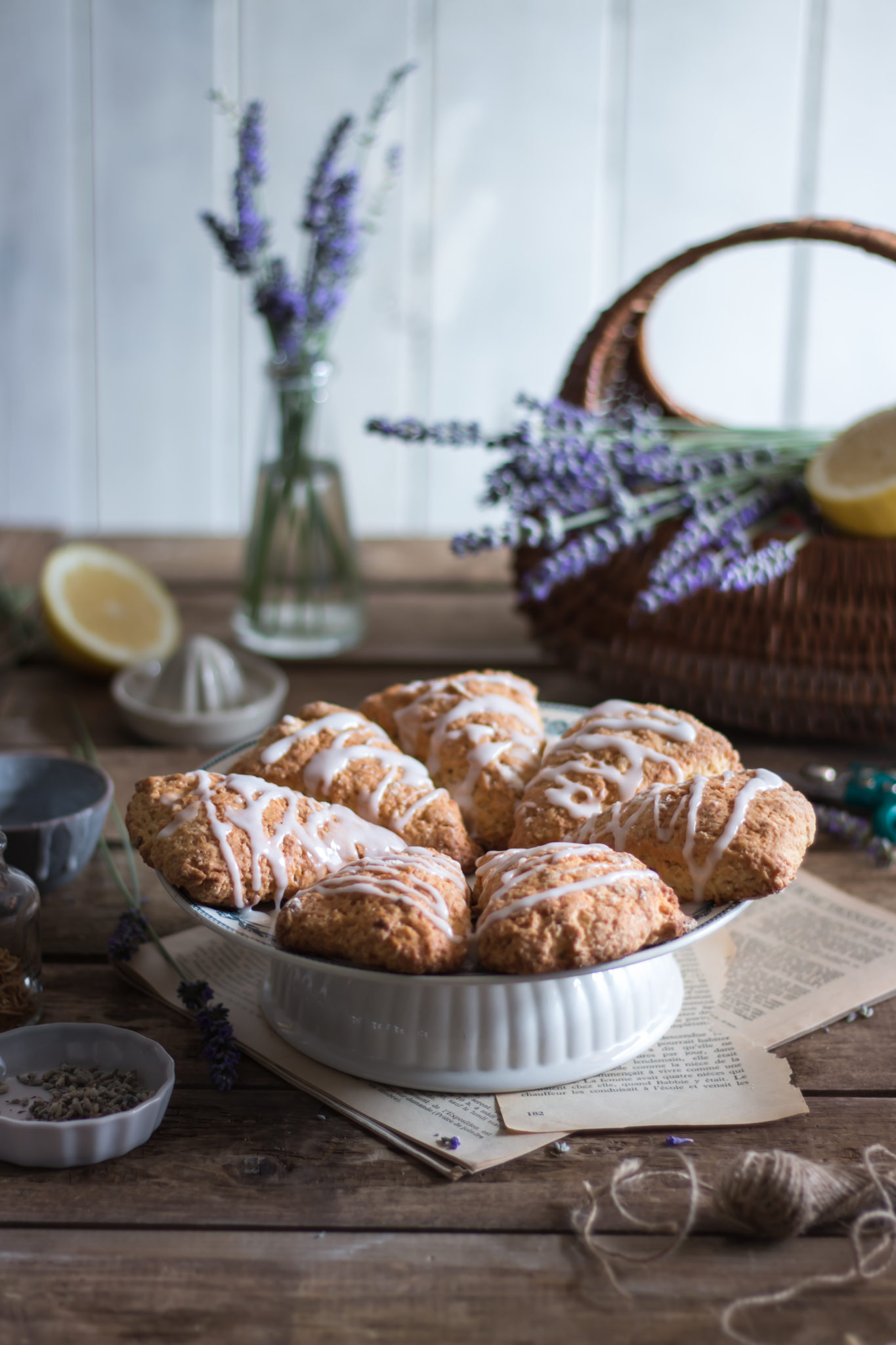 Scones à la lavande