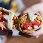 Wrap pois chiches tahini
